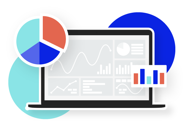 Tracking and analytics on screen icon