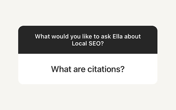 Local SEO Question 5