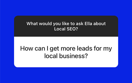 Local SEO Question 6