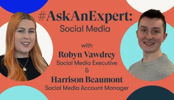 Social media ask an expert poster