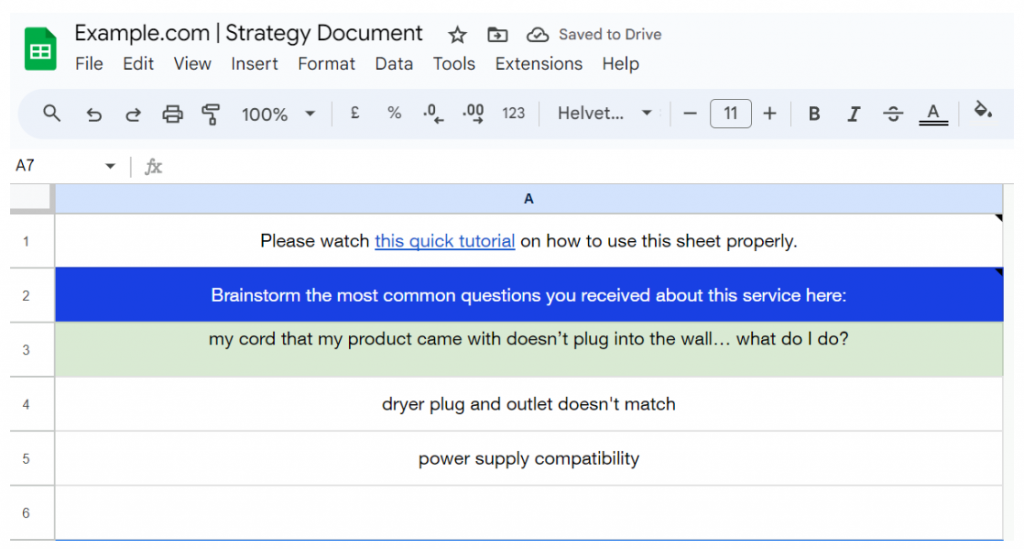 A screenshot of the They Ask, You Answer tab.